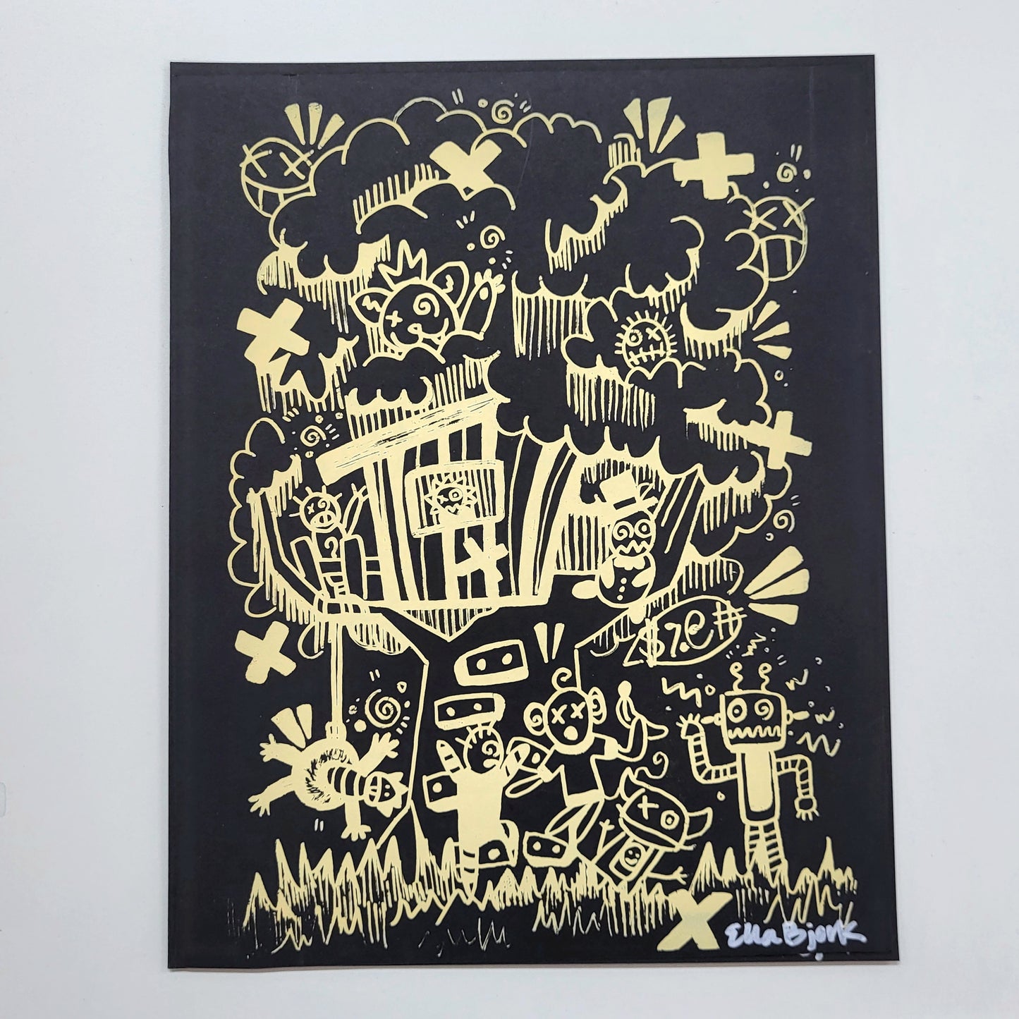 "Treehouse" 1/2 Screen-Print