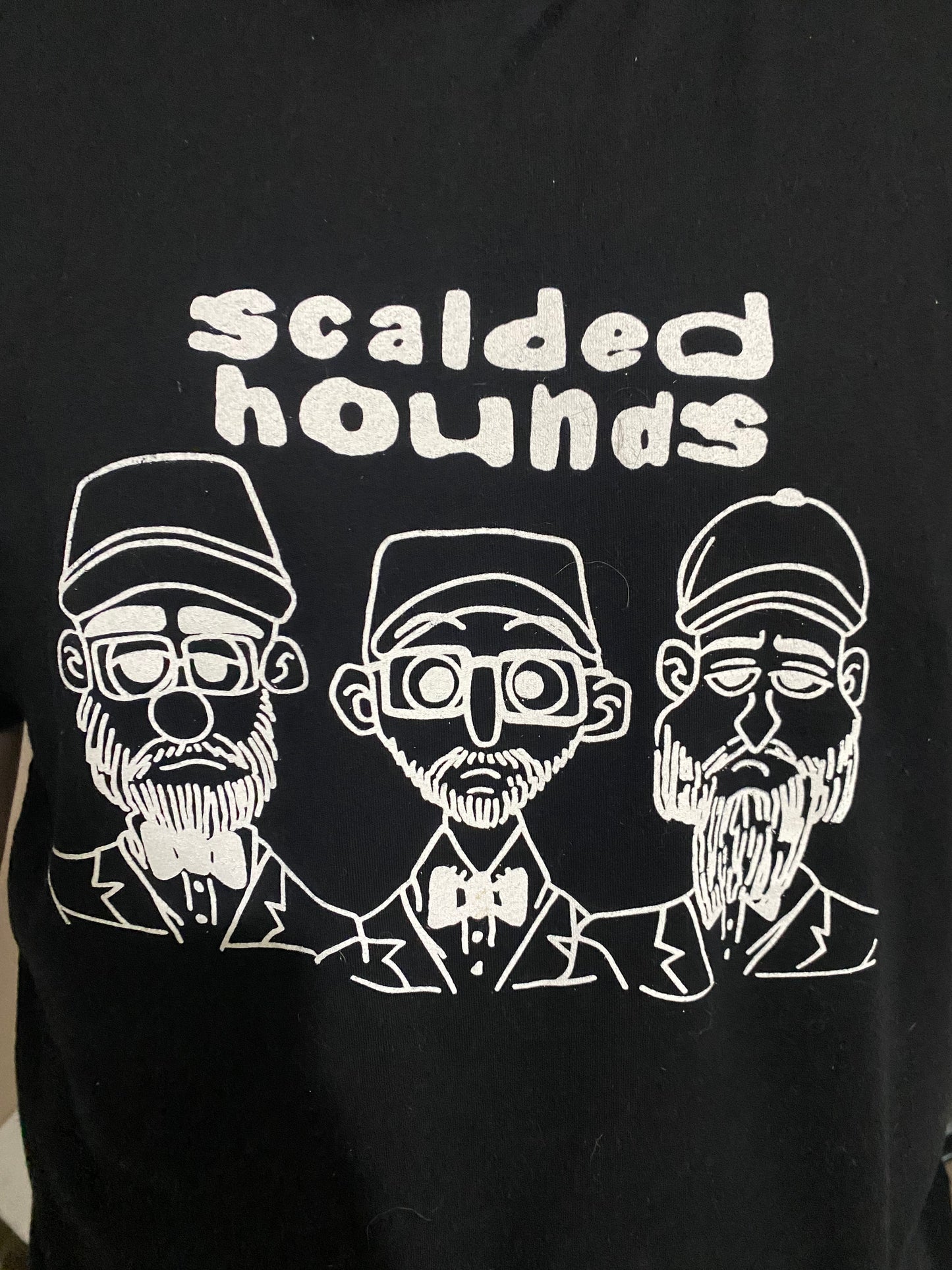 “Scalded Hounds” Classic Black Tee