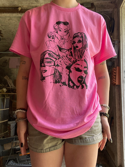 “80 & Sunny” Classic Pink T-Shirt