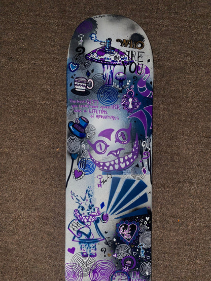 “Down The Rabbit Hole” Skateboard Deck